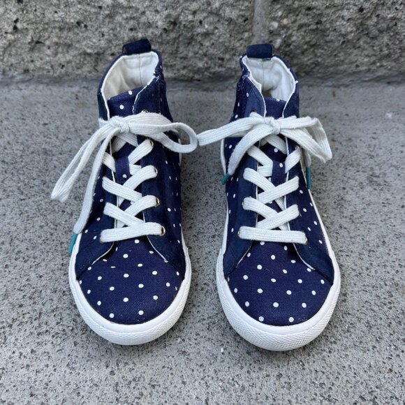 MINI BODEN Rainbow Sneakers Girls 1 Eu 32 Blue High Top Boots Shoes Clouds Sun - Picture 3 of 10